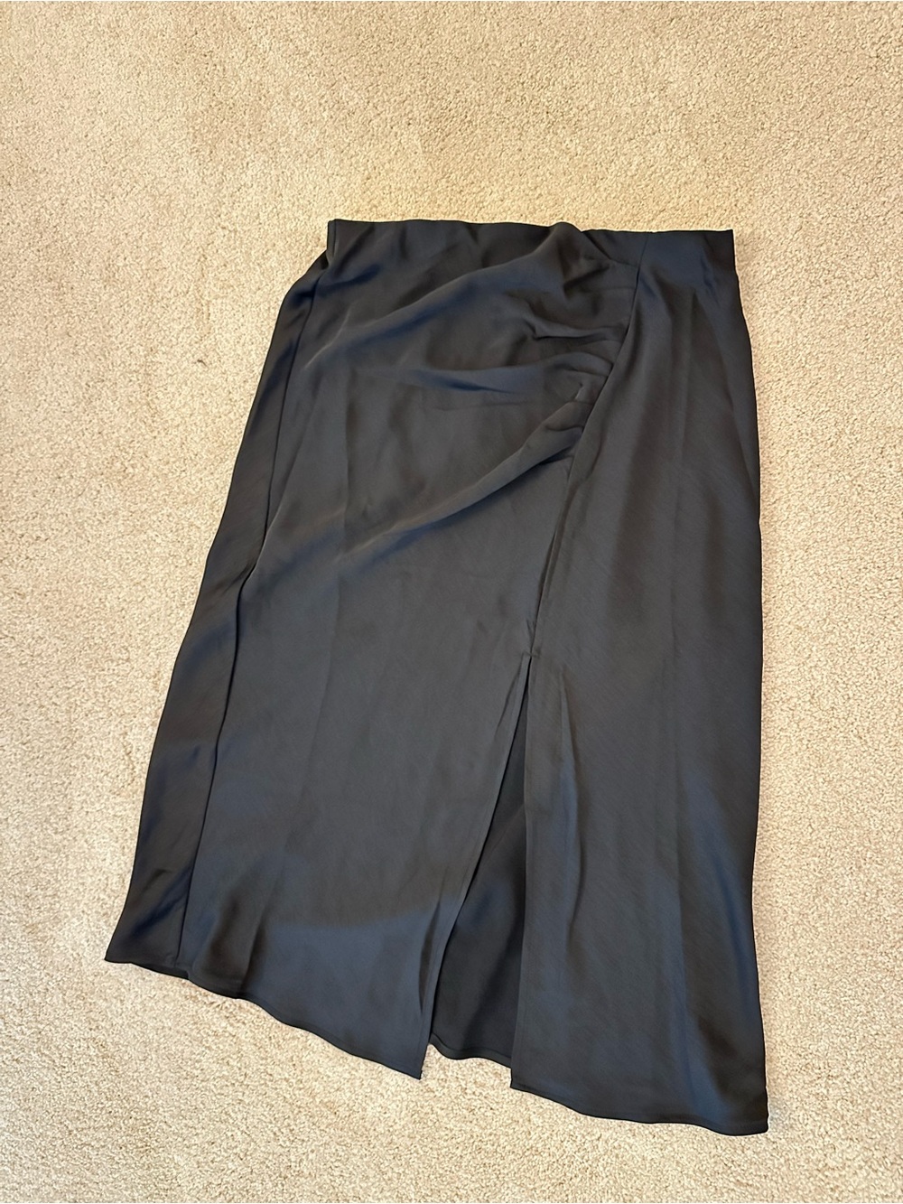 Target Black Satin skirt